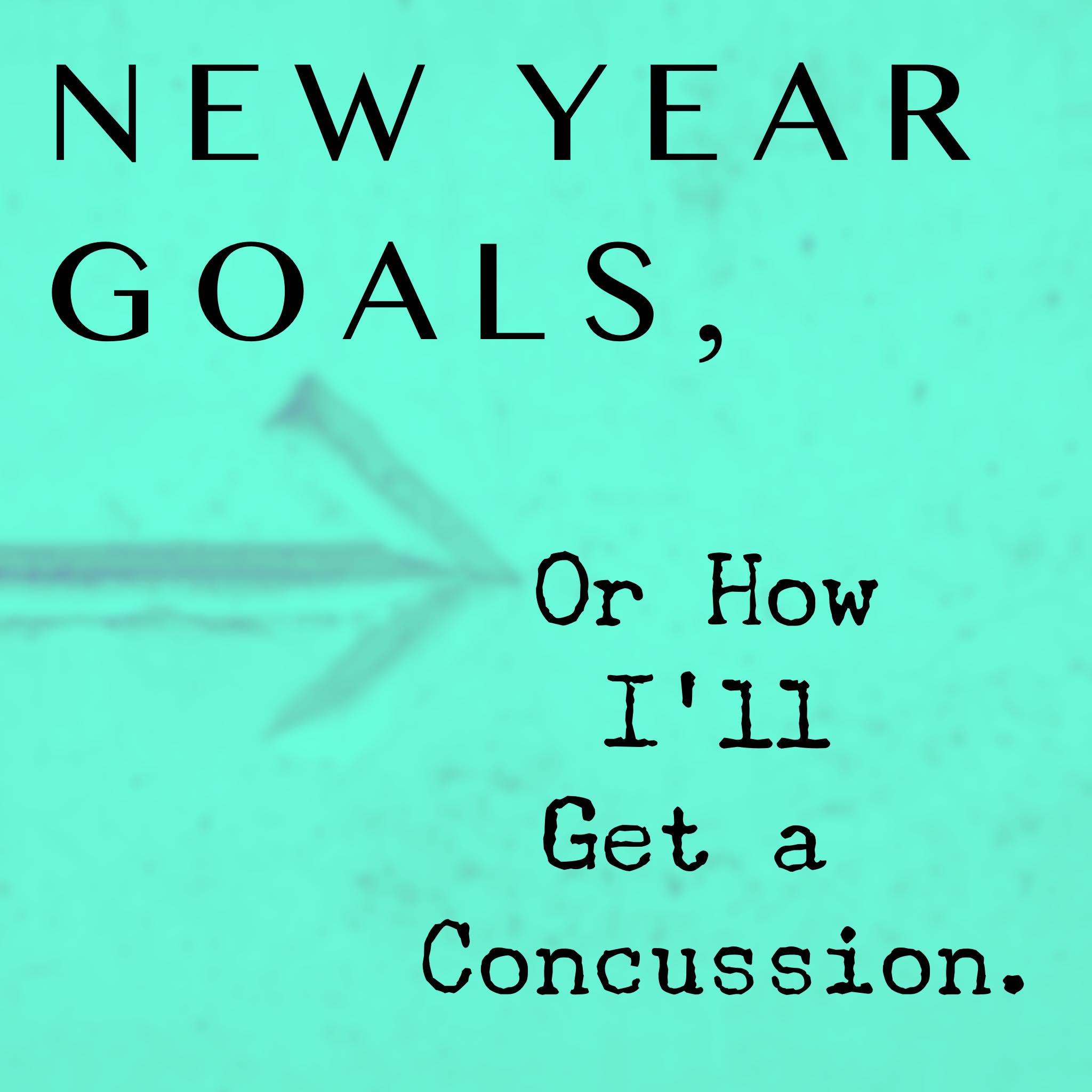 New Year Goals, Or How I’ll Get a Concussion